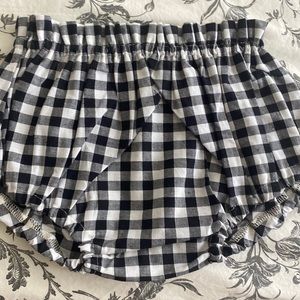 Bloomer, Vichy black and white, les minus (made in France), 3y, cotton